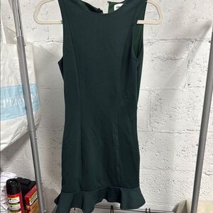 About Us Dark Green Size Small Backless Mini Dress NWOT